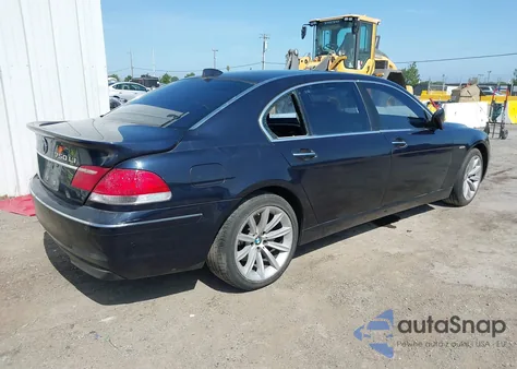 2007 BMW 750Li z USA, uszkodzony, nr VIN WBAHN83547DT65971